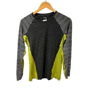 Icebreaker Merino GT Comet‎ Long Sleeve Impulse Print Women Size Medium